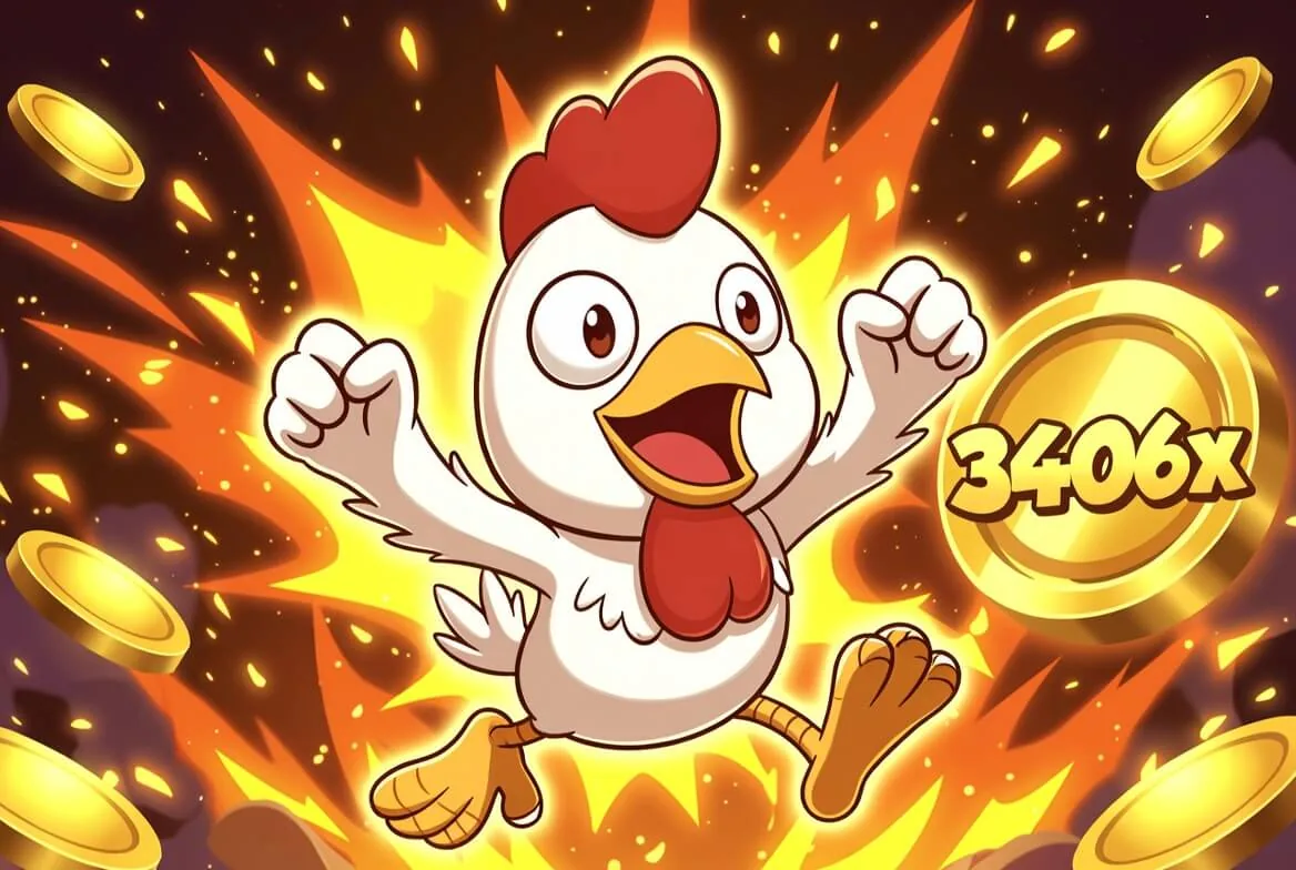 Интерфейс ставок краш-игры Chicken Road в казино